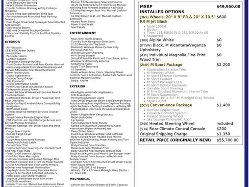 Used 2025 BMW X3 xDrive30i w/ M Sport Package image 58