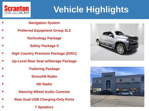 Used 2019 Chevrolet Silverado 1500 High Country w/ High Country Premium Package image 6