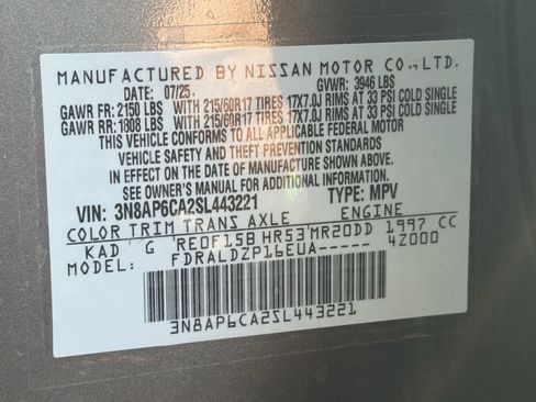 Certified 2025 Nissan Kicks SV image 27