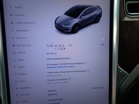 Used 2017 Tesla Model X 75D AWD/4WD image 23