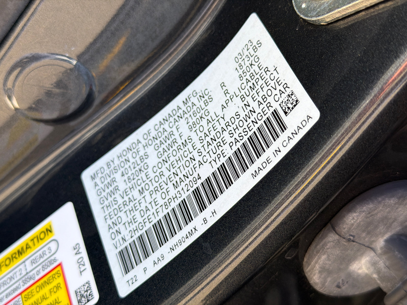 Used 2023 Honda Civic EX image 15