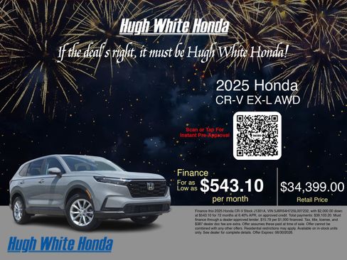 Used 2025 Honda CR-V EX-L image 3