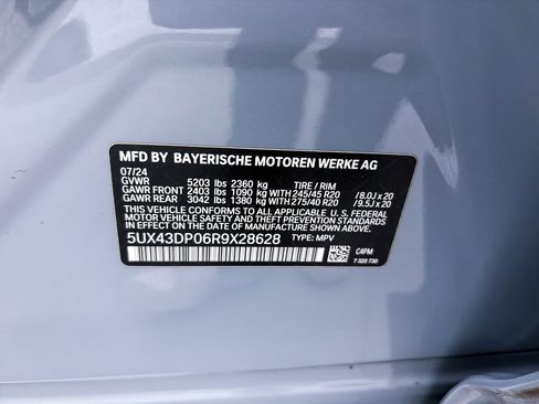 Used 2024 BMW X3 sDrive30i w/ M Sport Package image 43