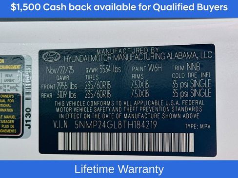 New 2026 Hyundai Santa Fe SEL image 35