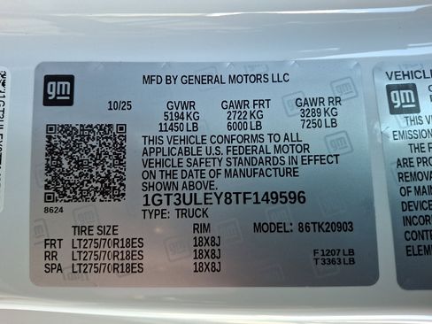 New 2026 GMC Sierra 2500 Pro w/ Max Trailering Package AWD/4WD image 22