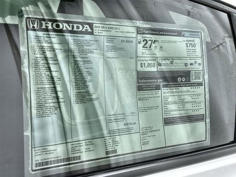 New 2026 Honda HR-V EX-L image 34