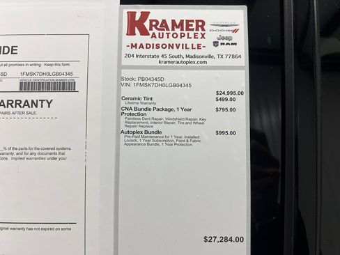 Used 2020 Ford Explorer XLT w/ Equipment Group 202A image 36