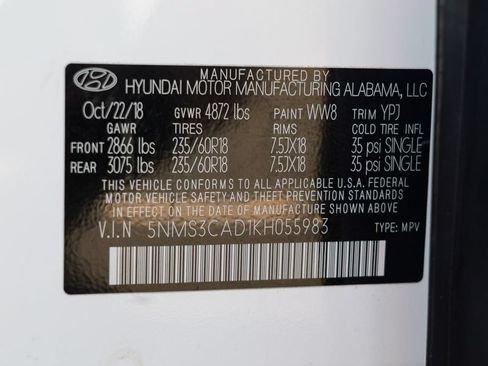Used 2019 Hyundai Santa Fe SEL AWD/4WD image 48