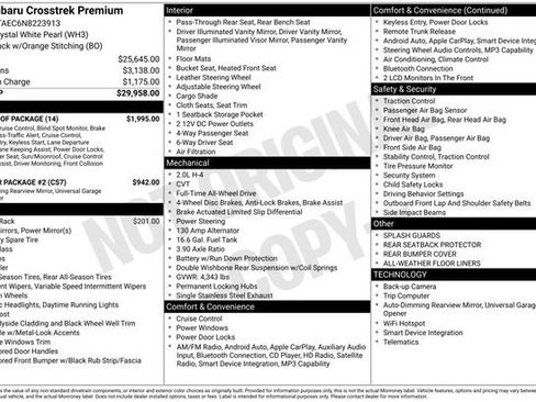 Used 2022 Subaru Crosstrek 2.0i Premium w/ Moonroof Package image 19