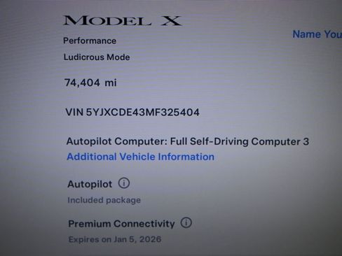 Used 2021 Tesla Model X Performance image 19