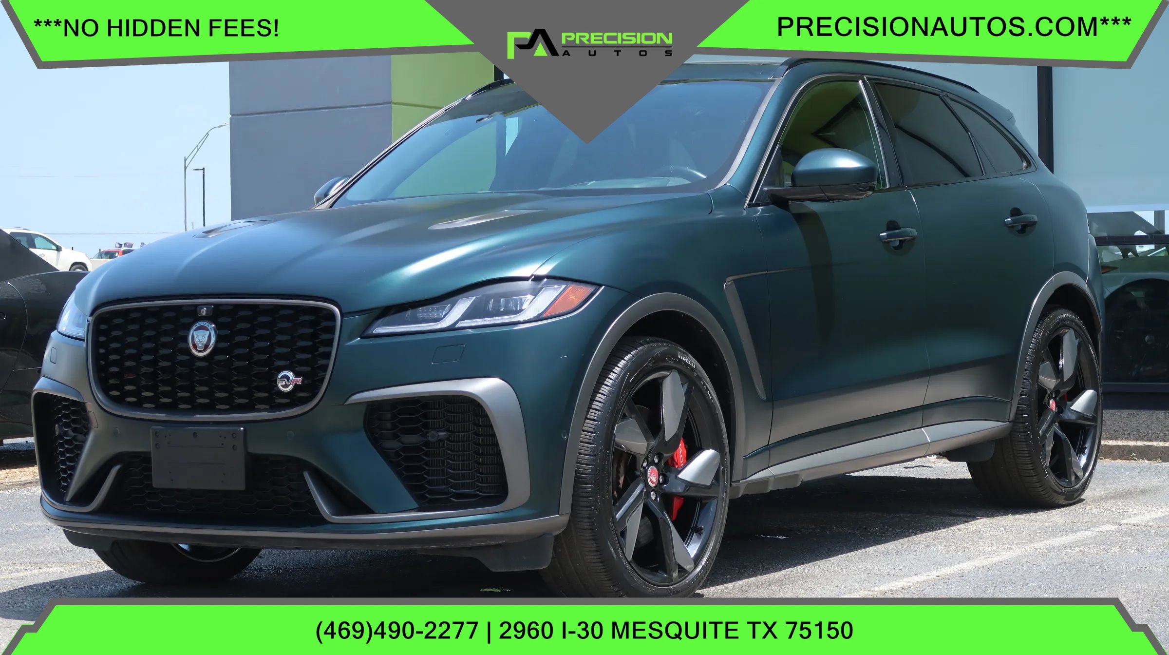 Used 2022 Jaguar F-PACE SVR AWD/4WD image 1