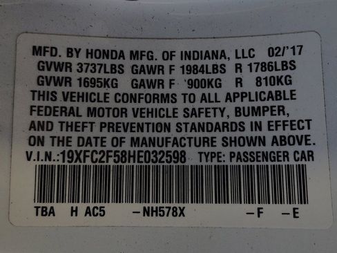 Used 2017 Honda Civic LX image 33
