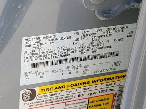 New 2026 Ford Expedition Max Platinum w/ Stealth Performance Package image 14