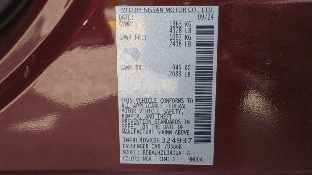 Certified 2025 Nissan Altima 2.5 SV FWD image 22