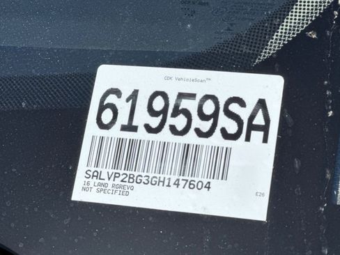 Used 2016 Land Rover Range Rover Evoque SE AWD/4WD image 2