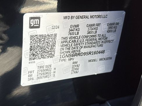 Used 2025 Chevrolet Tahoe RST w/ Comfort Package AWD/4WD image 44
