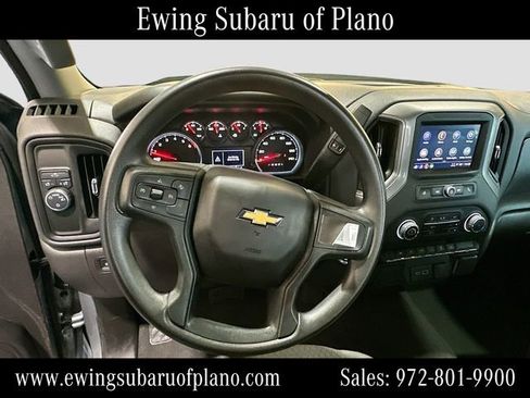 Used 2024 Chevrolet Silverado 1500 Custom w/ Turbomax Blackout Package RWD image 11