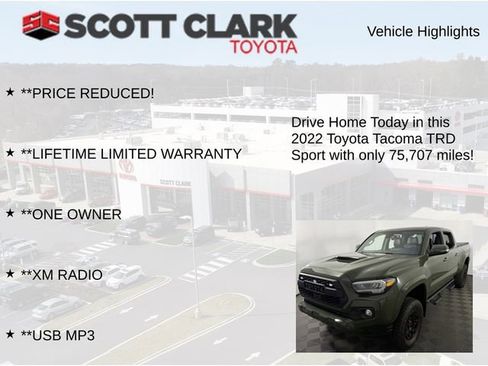 Used 2022 Toyota Tacoma TRD Sport w/ TRD Premium Sport Package AWD/4WD image 13