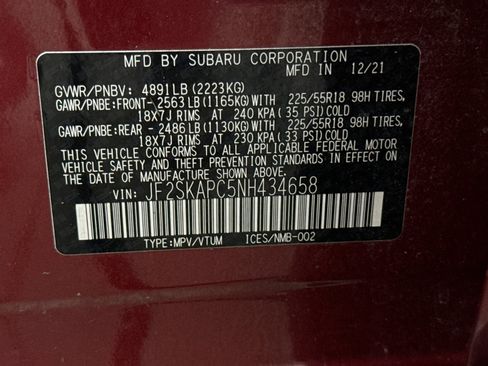 Used 2022 Subaru Forester Limited AWD/4WD image 21