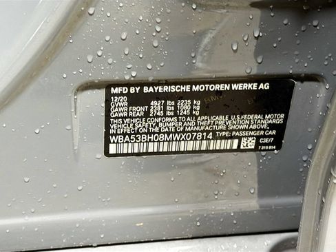 Used 2021 BMW 530i w/ Premium Package RWD image 45