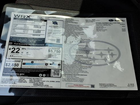 New 2026 Subaru WRX Premium AWD/4WD image 40