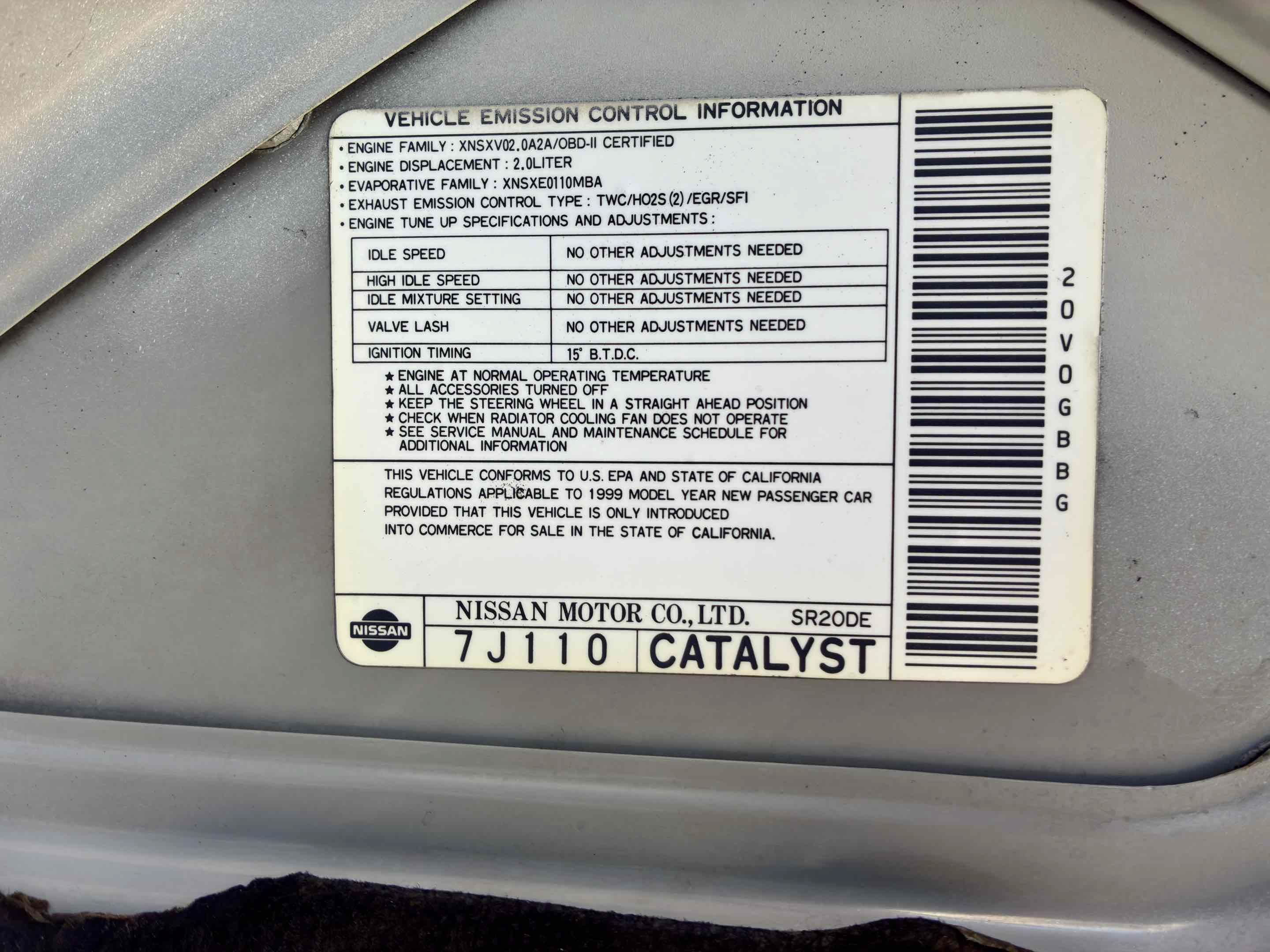 Used 1999 INFINITI G20 FWD image 50