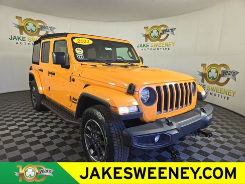 Used 2021 Jeep Wrangler Unlimited Sport image 1
