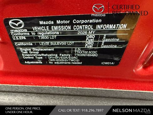 Certified 2026 MAZDA CX-50 AWD 2.5 Hybrid w/ Weather Package image 49