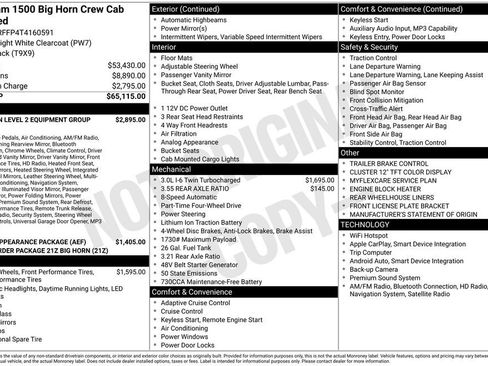 New 2026 RAM 1500 Big Horn AWD/4WD image 35