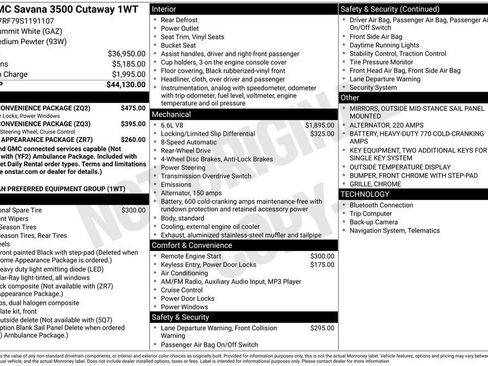 New 2025 GMC Savana 3500 w/ Power Convenience Package RWD image 28
