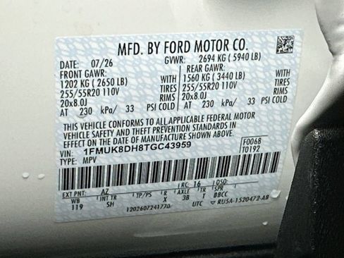 New 2026 Ford Explorer Active w/ Active Comfort Package AWD/4WD image 18