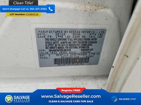Used 2013 Nissan Sentra SV FWD image 16