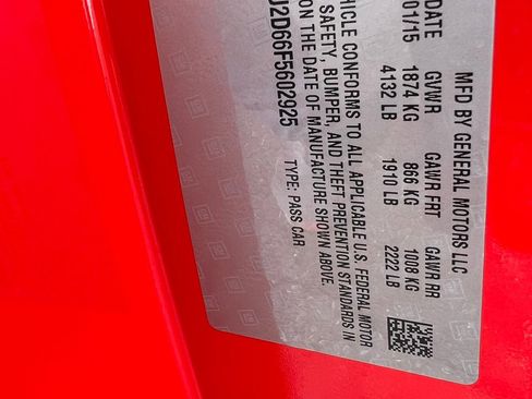 Used 2015 Chevrolet Corvette Z06 w/ 3LZ Preferred Equipment Group image 35