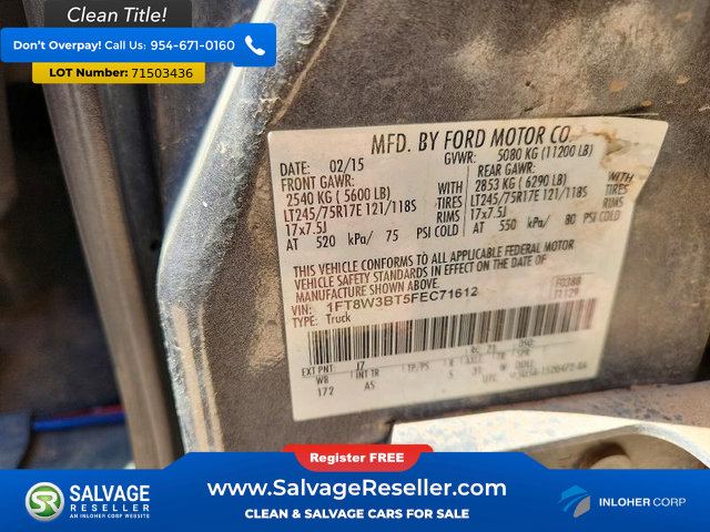 Used 2015 Ford F350 XL w/ Power Equipment Group AWD/4WD image 16
