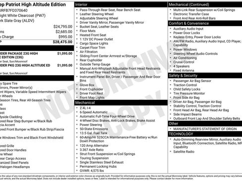 Used 2015 Jeep Patriot High Altitude AWD/4WD image 16