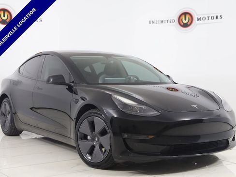 Used 2021 Tesla Model 3 Long Range AWD/4WD image 1