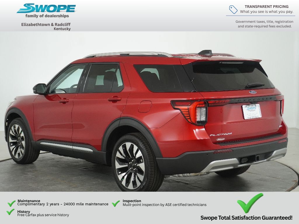 New 2026 Ford Explorer Platinum w/ LUX Leather Package AWD/4WD image 7