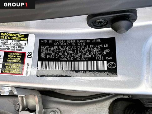 Used 2020 Lexus ES 350 w/ Premium Package image 33