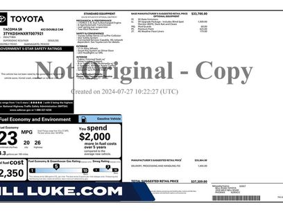 Used 2024 Toyota Tacoma SR w/ SR Upgrade Package