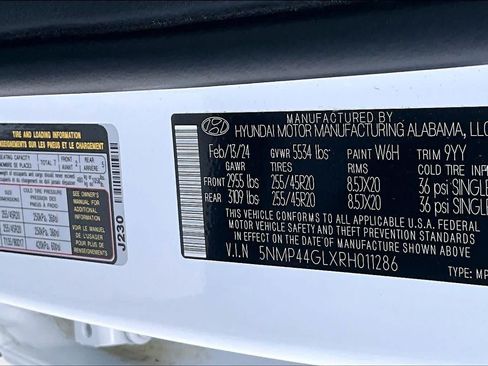 Used 2024 Hyundai Santa Fe Limited FWD image 31