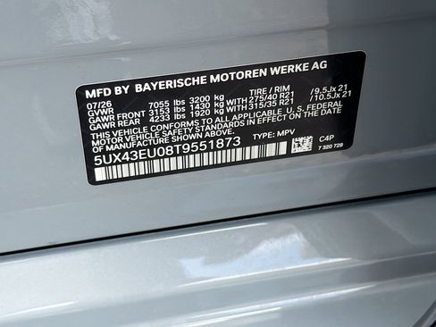 New 2026 BMW X5 xDrive50e w/ M Sport Package AWD/4WD image 43