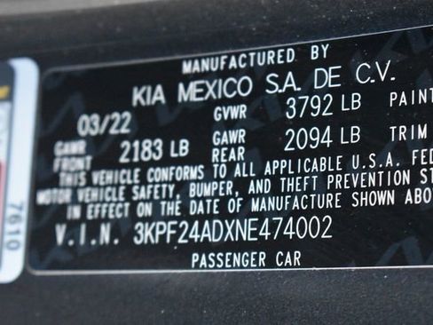 Certified 2022 Kia Forte LXS w/ LXS Technology Package image 31
