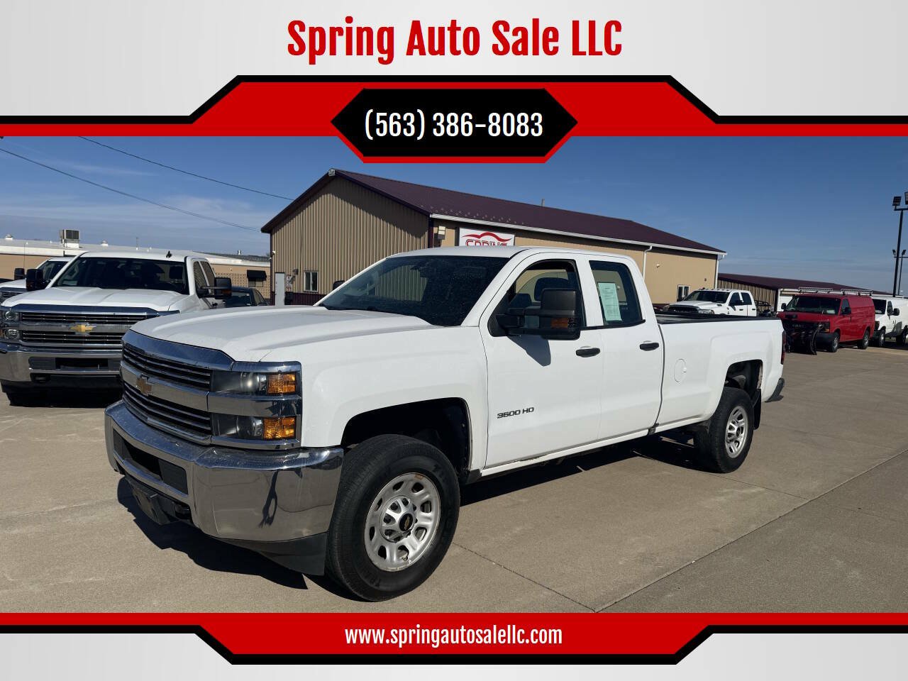 Used 2015 Chevrolet Silverado 3500 W/T w/ WT Fleet Convenience Package AWD/4WD image 1