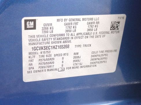 Used 2017 Chevrolet Silverado 1500 LTZ Z71 w/ LTZ Plus Package image 34