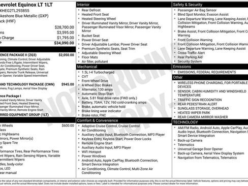 New 2026 Chevrolet Equinox LT w/ Convenience Package II image 30