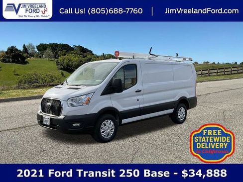 Certified 2021 Ford Transit 250 Low Roof image 1