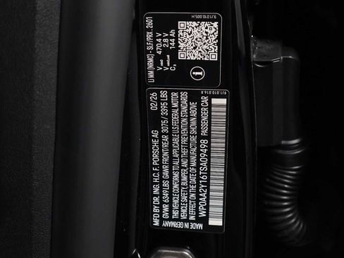 New 2026 Porsche Taycan AWD/4WD image 40