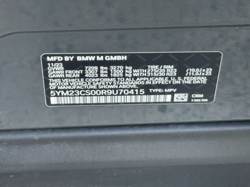 Used 2024 BMW XM AWD/4WD image 52