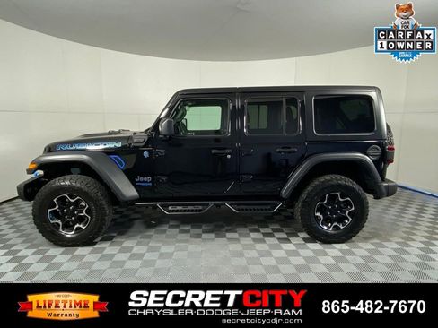 Used 2022 Jeep Wrangler Unlimited Rubicon 4xe w/ Steel Bumper Group AWD/4WD image 4