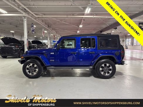 Used 2018 Jeep Wrangler Unlimited Sahara w/ LED Lighting Group image 2